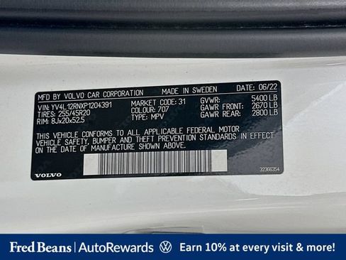 Used 2023 Volvo XC60 B5 Plus w/ Climate Package AWD/4WD image 38