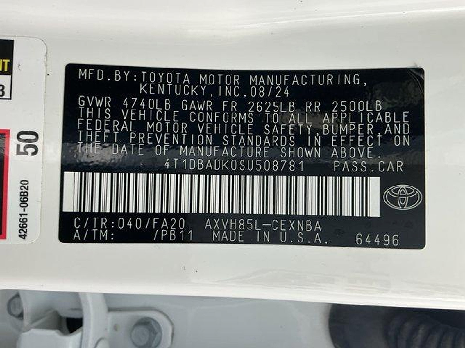 Certified 2025 Toyota Camry LE AWD/4WD image 16