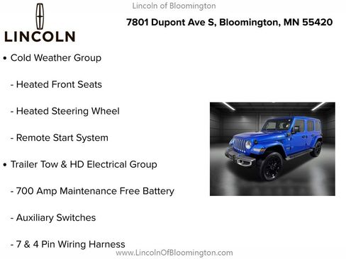 Used 2022 Jeep Wrangler Unlimited Sahara w/ Cold Weather Group image 5