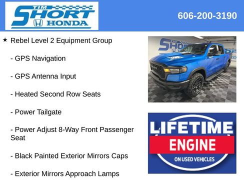 Used 2025 RAM 1500 Rebel w/ Rebel Level 2 Equipment Group AWD/4WD image 13