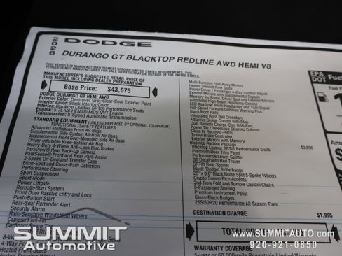 New 2026 Dodge Durango GT AWD/4WD image 39