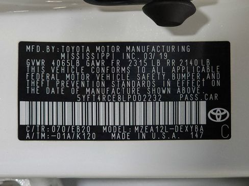 Used 2020 Toyota Corolla XSE image 56