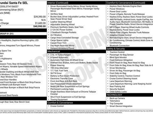 Certified 2026 Hyundai Santa Fe SEL AWD/4WD image 37
