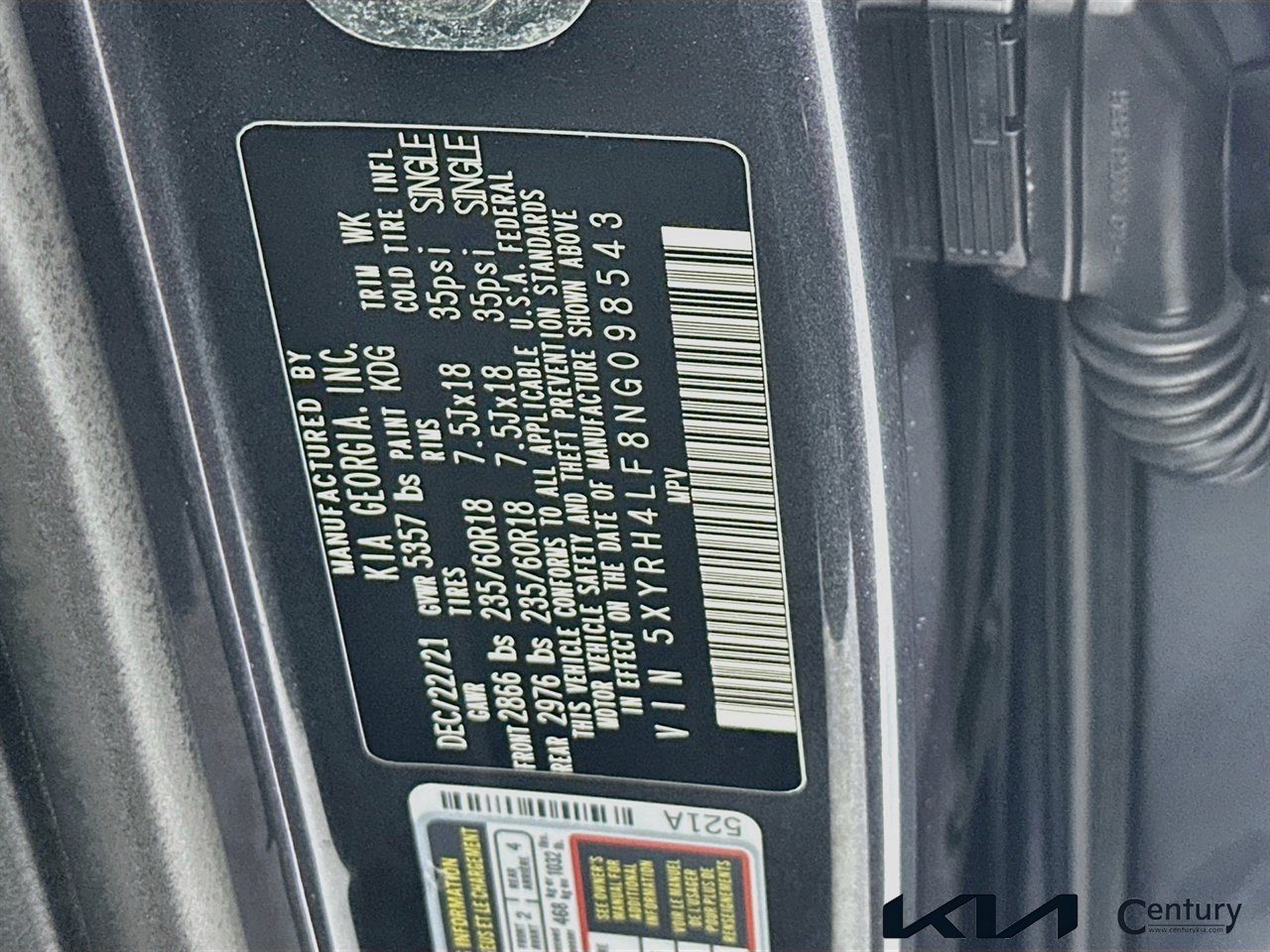 Used 2022 Kia Sorento EX w/ Panoramic Sunroof Package FWD image 33