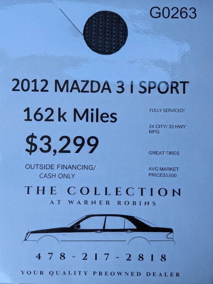 Used 2012 MAZDA MAZDA3 i Sport FWD image 2