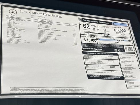 New 2025 Mercedes-Benz G 580 w/ EQ Technology image 27