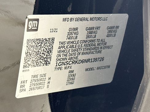 Used 2022 Chevrolet Tahoe RST RWD image 35
