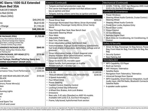 Used 2015 GMC Sierra 1500 SLE w/ SLE Value Package AWD/4WD image 6