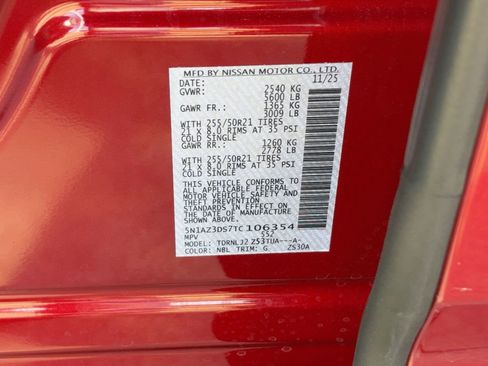 New 2026 Nissan Murano Platinum w/ Cargo Package image 20