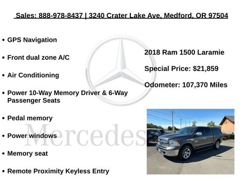 Used 2018 RAM 1500 Laramie w/ Convenience Group AWD/4WD image 12