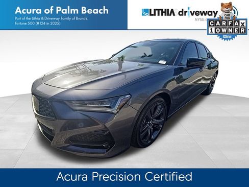 Certified 2023 Acura TLX w/ A-SPEC Package FWD image 1