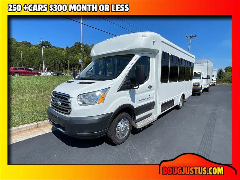 Used 2019 Ford Transit 350 156 DRW w/ Shuttle Bus Prep Package RWD image 1