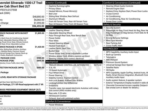Used 2020 Chevrolet Silverado 1500 LT Trail Boss AWD/4WD image 6