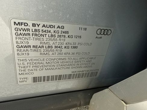 Used 2019 Audi Q5 2.0T Premium w/ Convenience Package AWD/4WD image 50