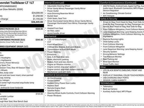 Used 2022 Chevrolet TrailBlazer LT w/ Convenience Package image 13