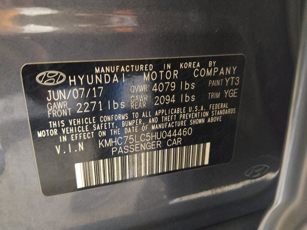 Used 2017 Hyundai Ioniq SEL w/ Tech Package 02 FWD image 33
