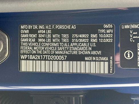 New 2026 Porsche Cayenne Electric Coupe AWD/4WD image 32