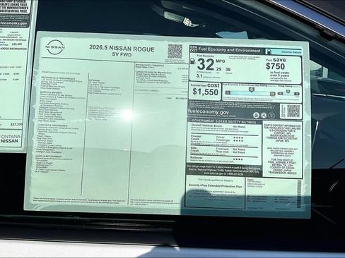 New 2026 Nissan Rogue SV FWD image 12