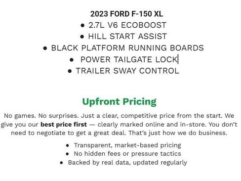 Certified 2023 Ford F150 XL w/ STX Appearance Package AWD/4WD image 2