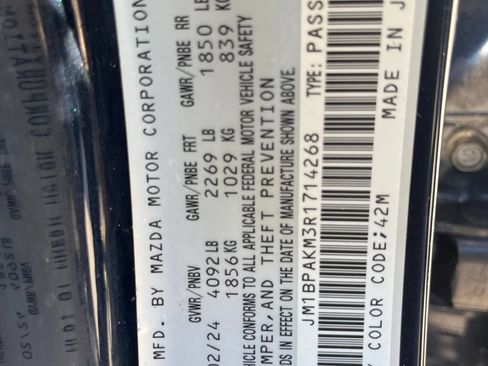 Certified 2024 MAZDA MAZDA3 s FWD image 27