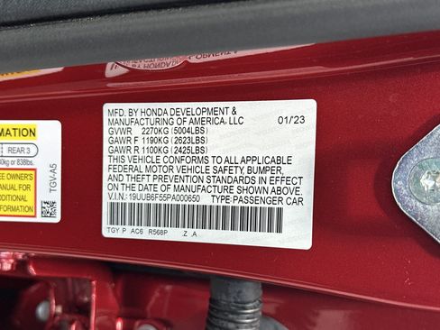 Certified 2023 Acura TLX SH-AWD w/ A-SPEC Pkg image 39