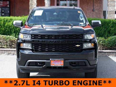 Used 2021 Chevrolet Silverado 1500 Custom w/ LPO, Blackout Package RWD image 3