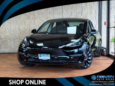 Used 2022 Tesla Model 3 Performance AWD/4WD image 1