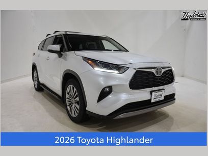 New 2026 Toyota Highlander Platinum