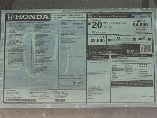 New 2026 Honda Passport TrailSport image 17