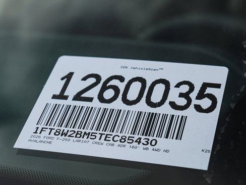 New 2026 Ford F250 Lariat w/ Black Appearance Package image 29