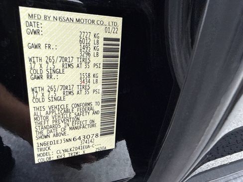 Used 2022 Nissan Frontier Pro-X RWD image 58