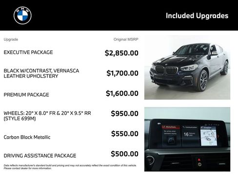 Used 2019 BMW X4 M40i w/ Executive Package image 4