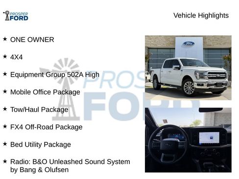 Used 2025 Ford F150 Lariat w/ Equipment Group 502A High AWD/4WD image 5