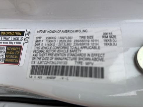 Certified 2019 Acura RDX AWD w/ Advance Package image 35