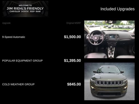 Used 2018 Jeep Compass Latitude w/ Popular Equipment Group AWD/4WD image 11