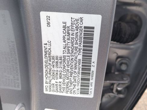 Used 2022 Honda Accord Sport image 32