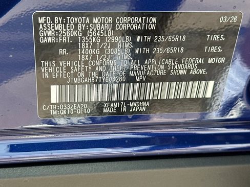 New 2026 Toyota bZ Woodland AWD/4WD image 35