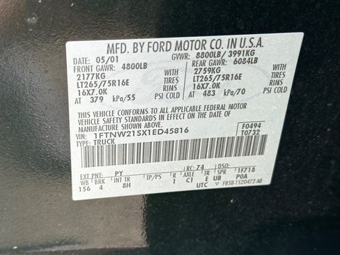 Used 2001 Ford F250 4x4 Crew Cab Super Duty image 26