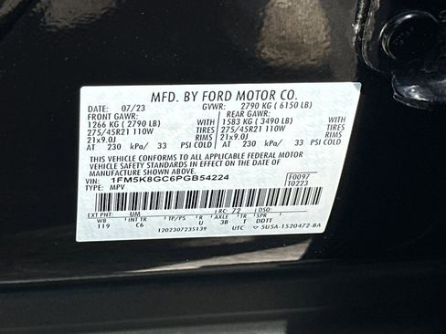 Used 2023 Ford Explorer ST w/ Equipment Group 401A AWD/4WD image 22