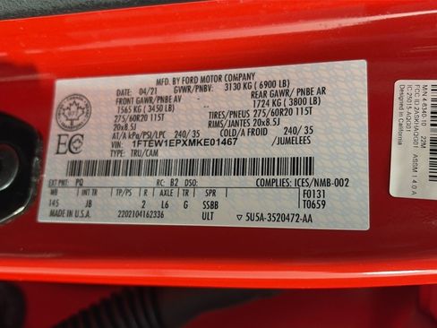 Certified 2021 Ford F150 XL w/ Equipment Group 101A High image 9