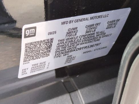 New 2026 Chevrolet Suburban LS w/ LPO, Dark Essentials Package image 33