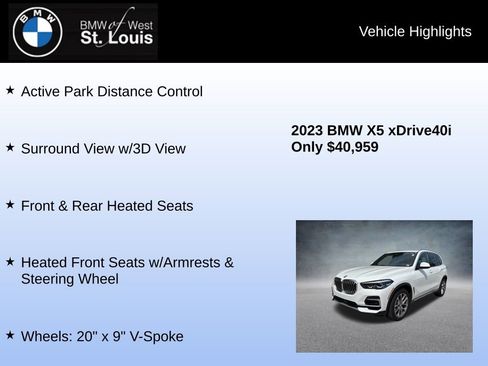 Used 2023 BMW X5 xDrive40i AWD/4WD image 31