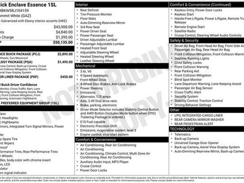Certified 2024 Buick Enclave Essence w/ Experience Buick Package image 6