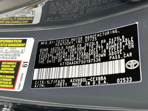 Certified 2025 Toyota Camry LE image 31