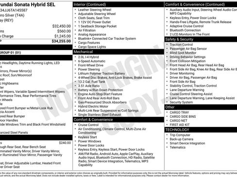 New 2026 Hyundai Sonata SEL FWD image 4