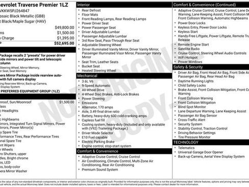Used 2023 Chevrolet Traverse Premier AWD/4WD image 12