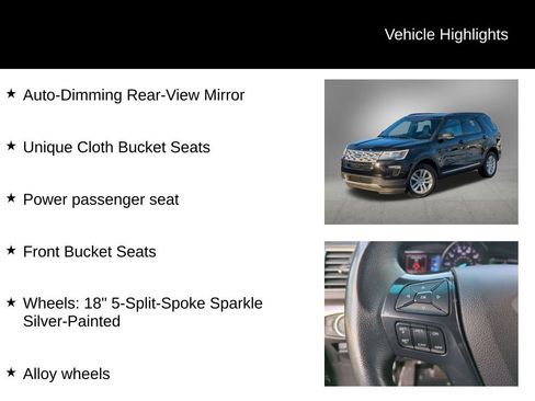 Used 2019 Ford Explorer XLT w/ Equipment Group 201A image 32