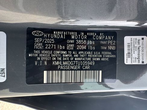 New 2026 Hyundai Elantra Sport w/ Cargo Package image 33