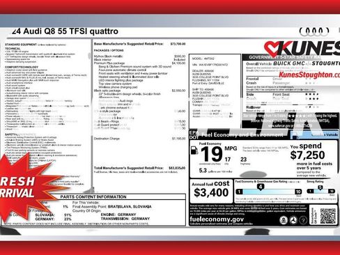 Used 2024 Audi Q8 Premium Plus w/ Premium Plus Package image 1