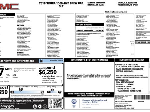 Used 2019 GMC Sierra 1500 SLT w/ SLT Premium Plus Package image 5